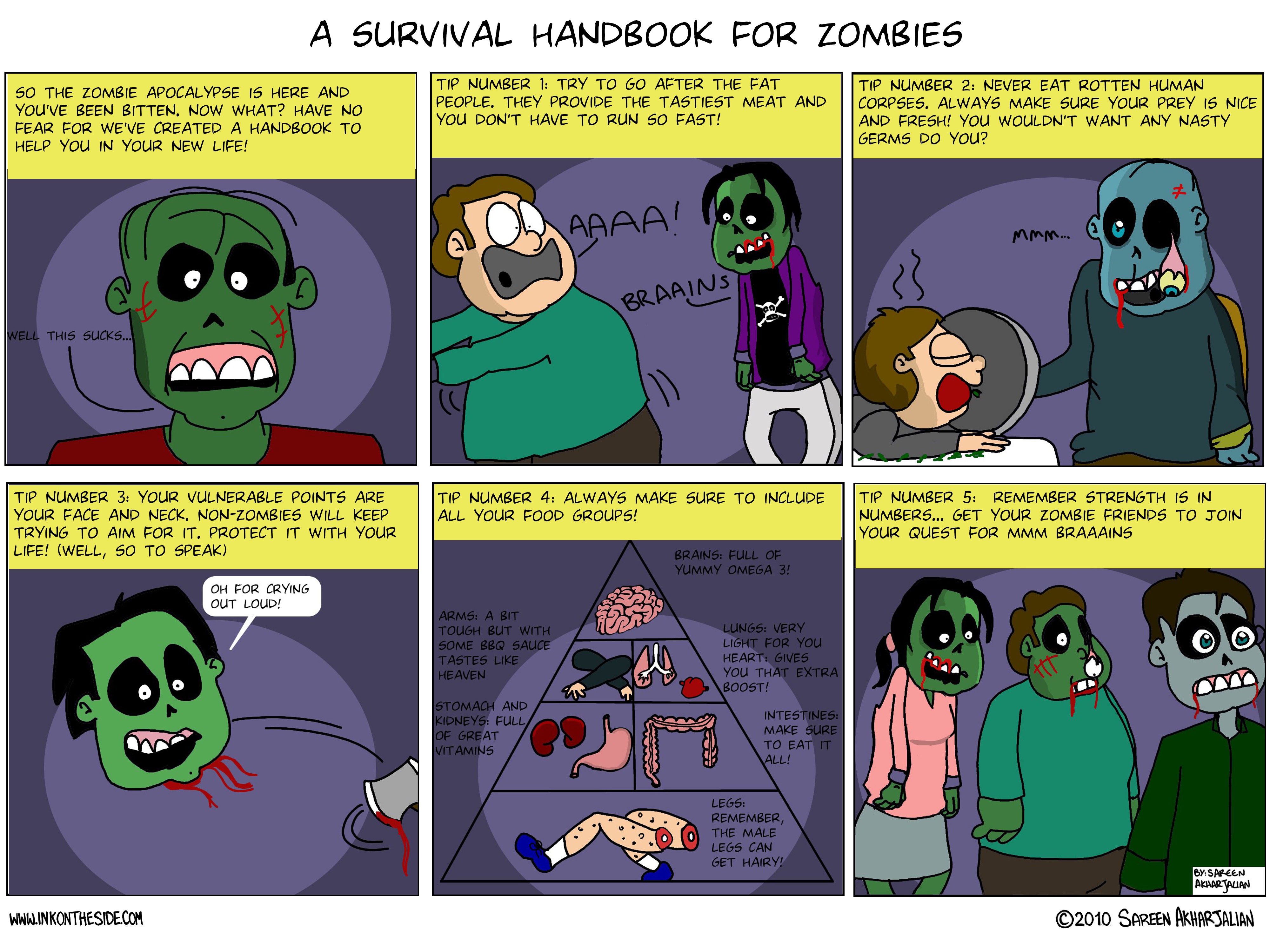 Zombie Handbook: 5 Tips On Surviving a Zombie Apocalypse