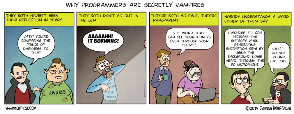 Why Programmers are Secretly Vampires