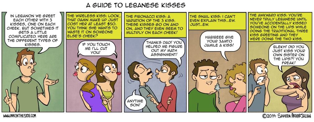 Different types of Lebanese Kisses